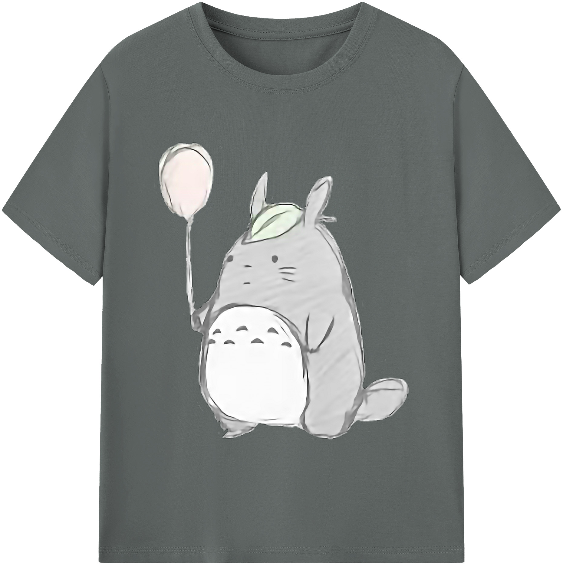 （画像用） となりのトトロ 草壁メイ 草壁サツキ My Neighbor Totoro Satsuki Kusakabe Mei Kusakabe 綿100％ メンズ半袖Tシャツ｜肌触りやわらか＆通気性